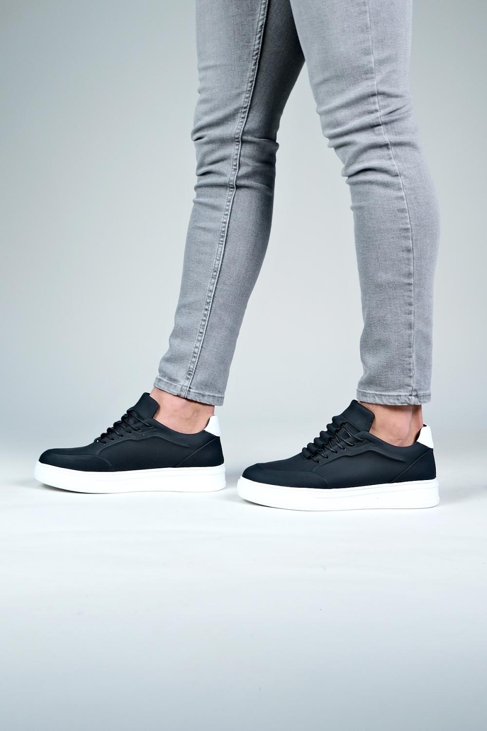 Carfier 2633 Hakiki Matte Deri Erkek Sneaker Ayakkabı