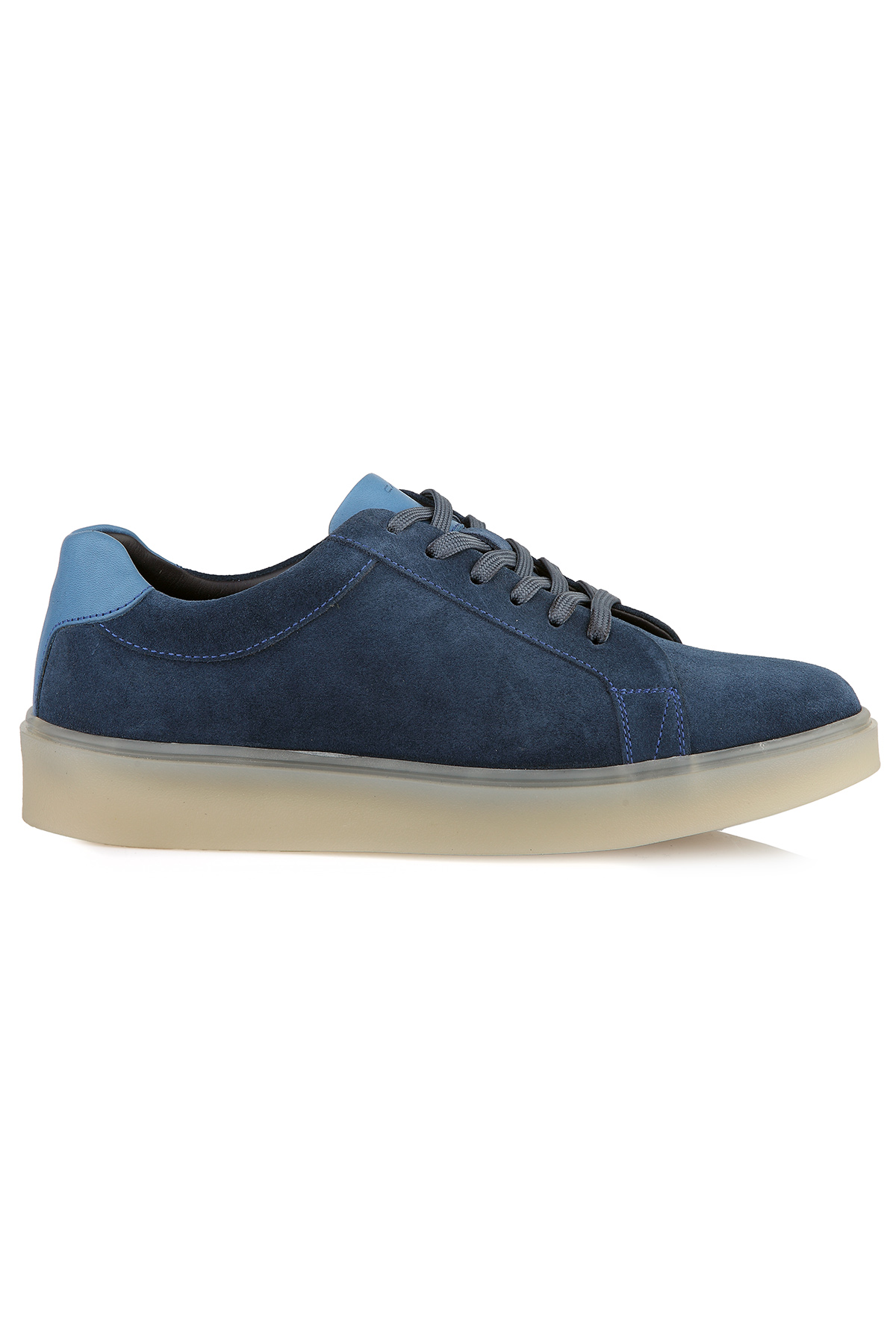 Carfier 2122 Hakiki Süet Deri Erkek Sneaker Ayakkabı - Bej Süet