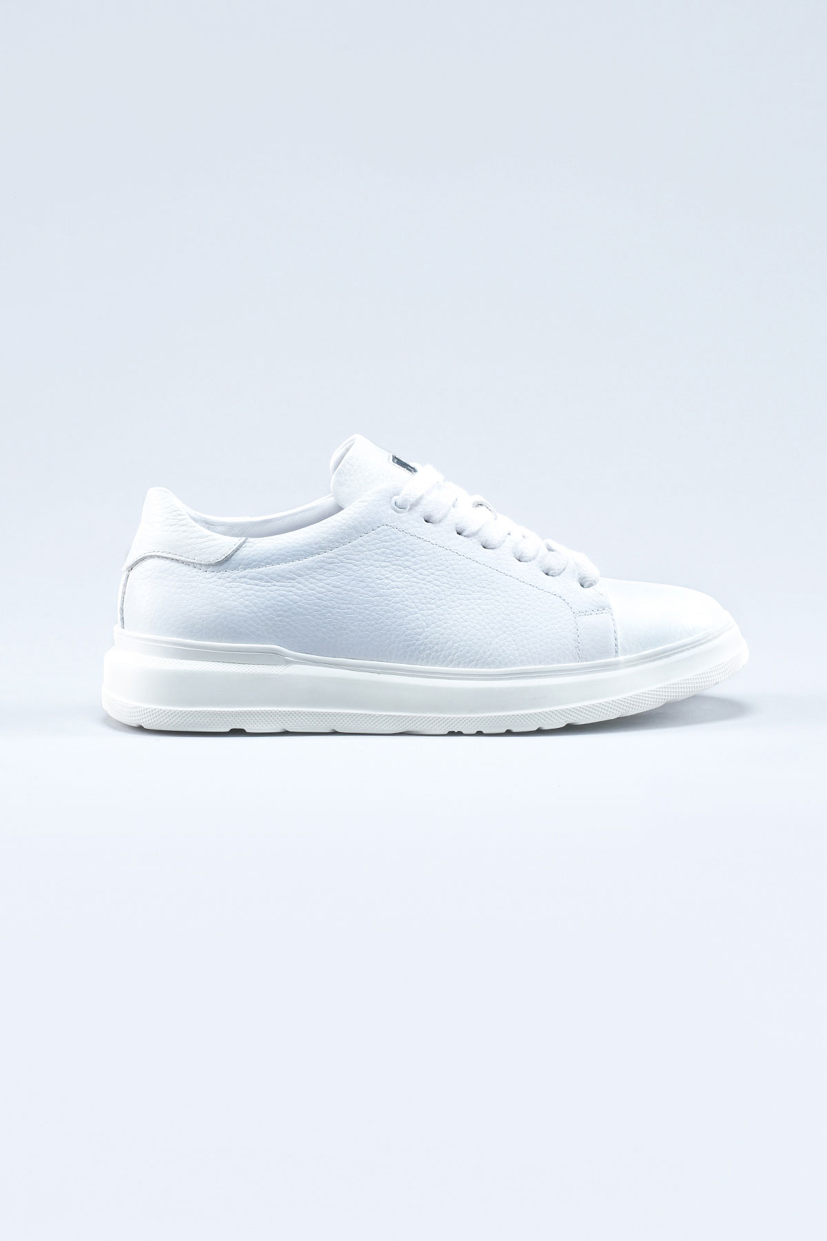 Carfier 2208 87 Beyaz Hakiki Deri Erkek Sneaker Ayakkabı