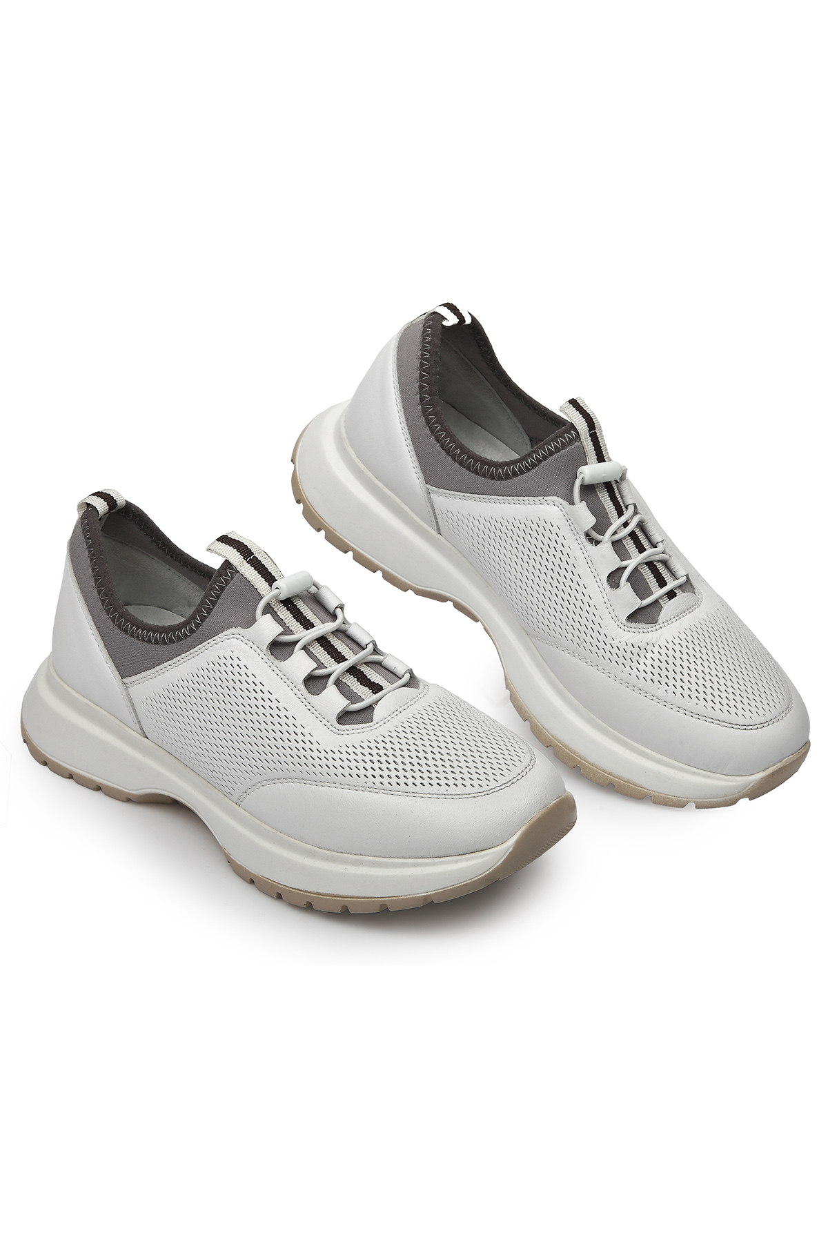 Carfier 2220 Hakiki Deri Kadın Sneaker Ayakkabı