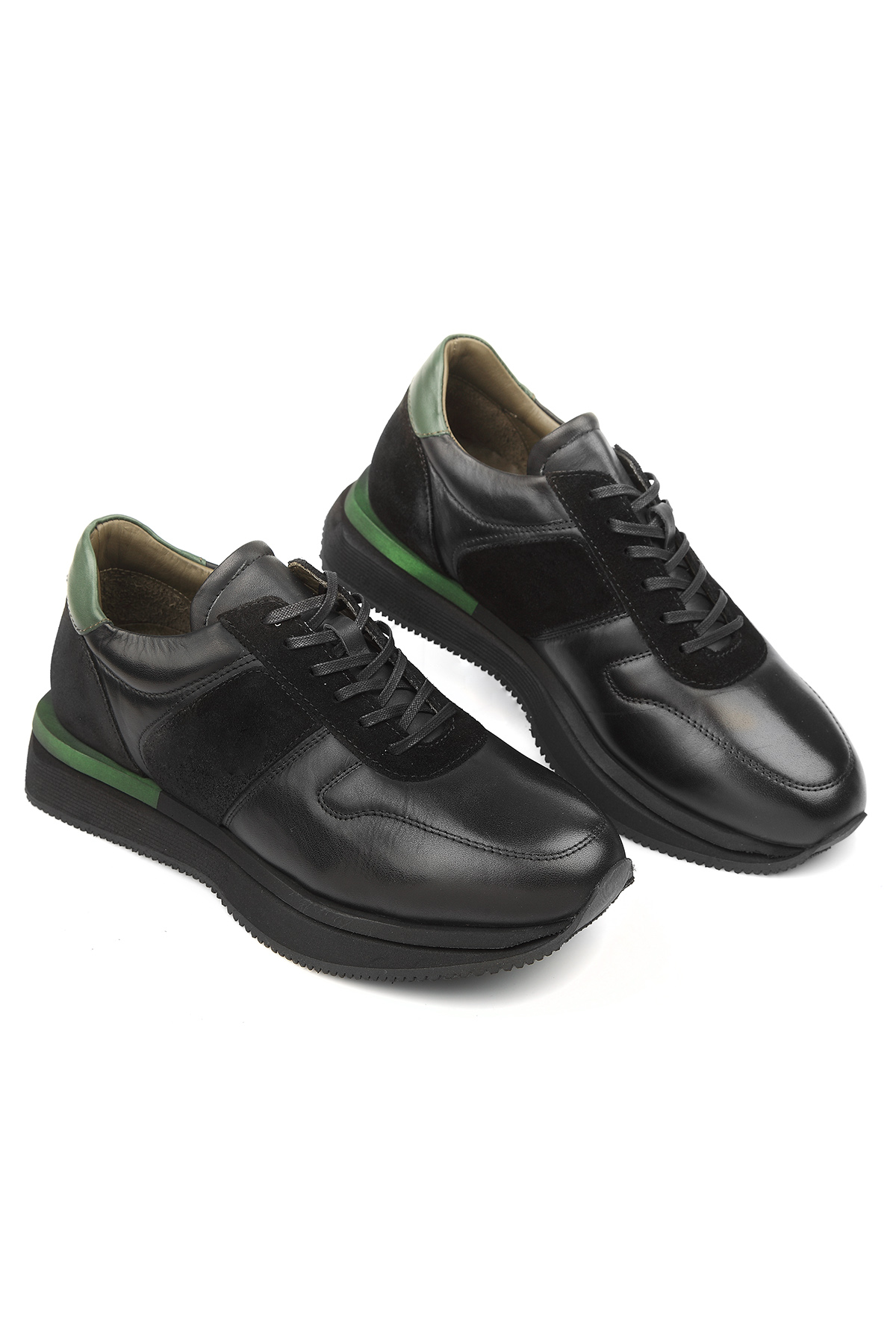 Carfier 2414 Hakiki Deri Erkek Sneaker Ayakkabı