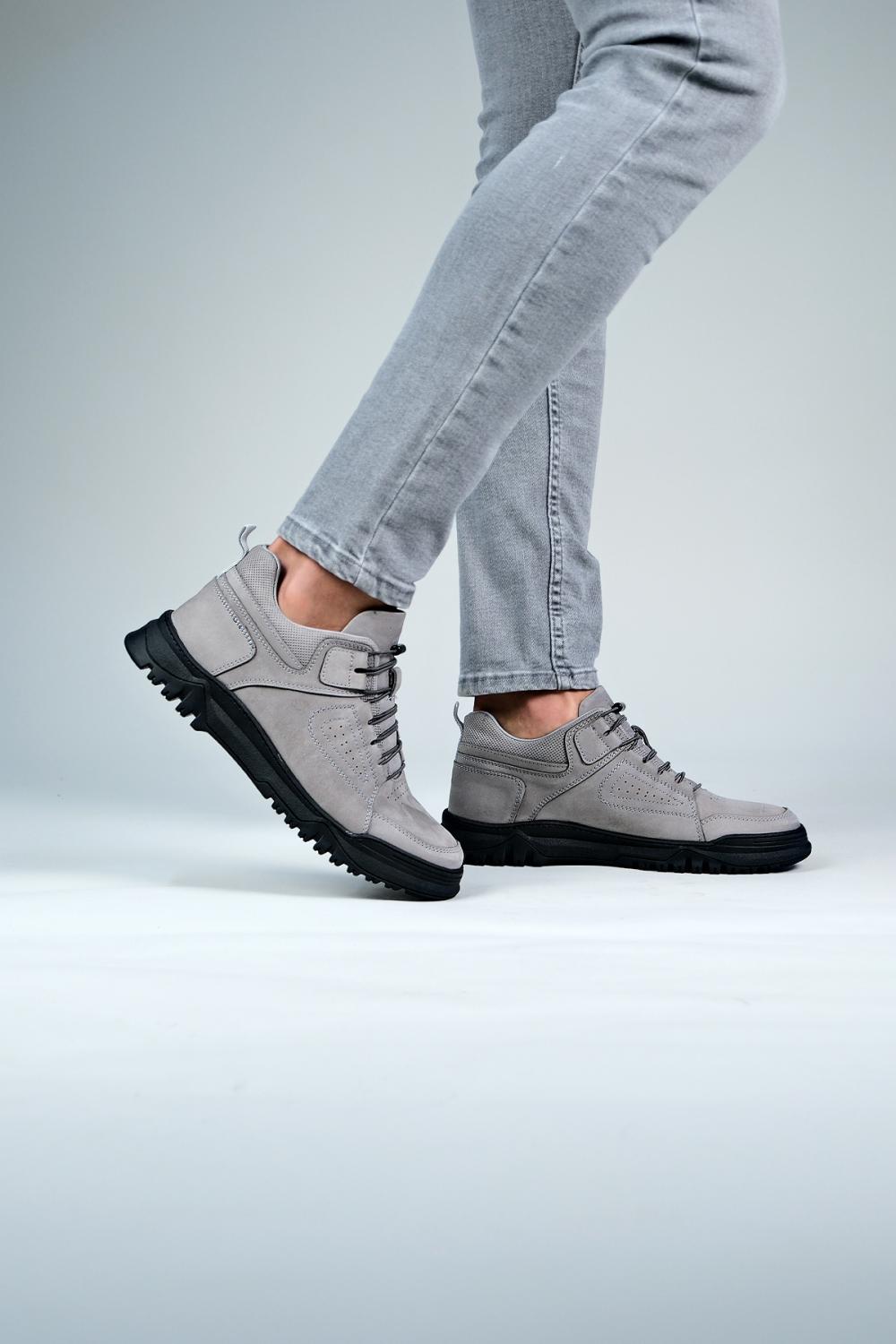 Carfier 2451 617 KHT CF Hakiki Deri Erkek Sneaker Bot