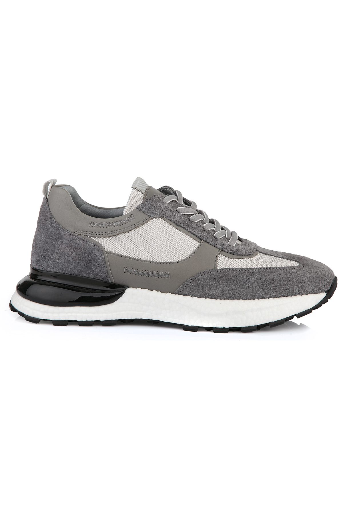 Carfier 2521 Hakiki Deri Erkek Sneaker Ayakkabı - Lacivert