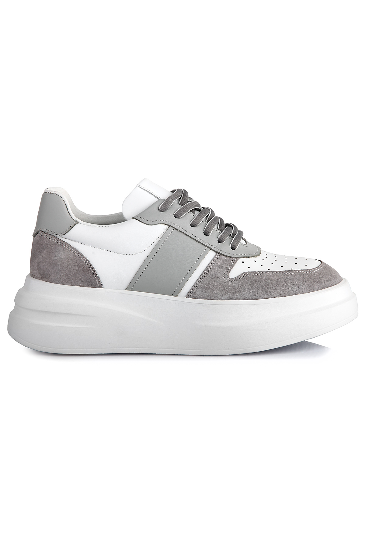 Carfier 2554 Kadın Sneaker Ayakkabı - Gri