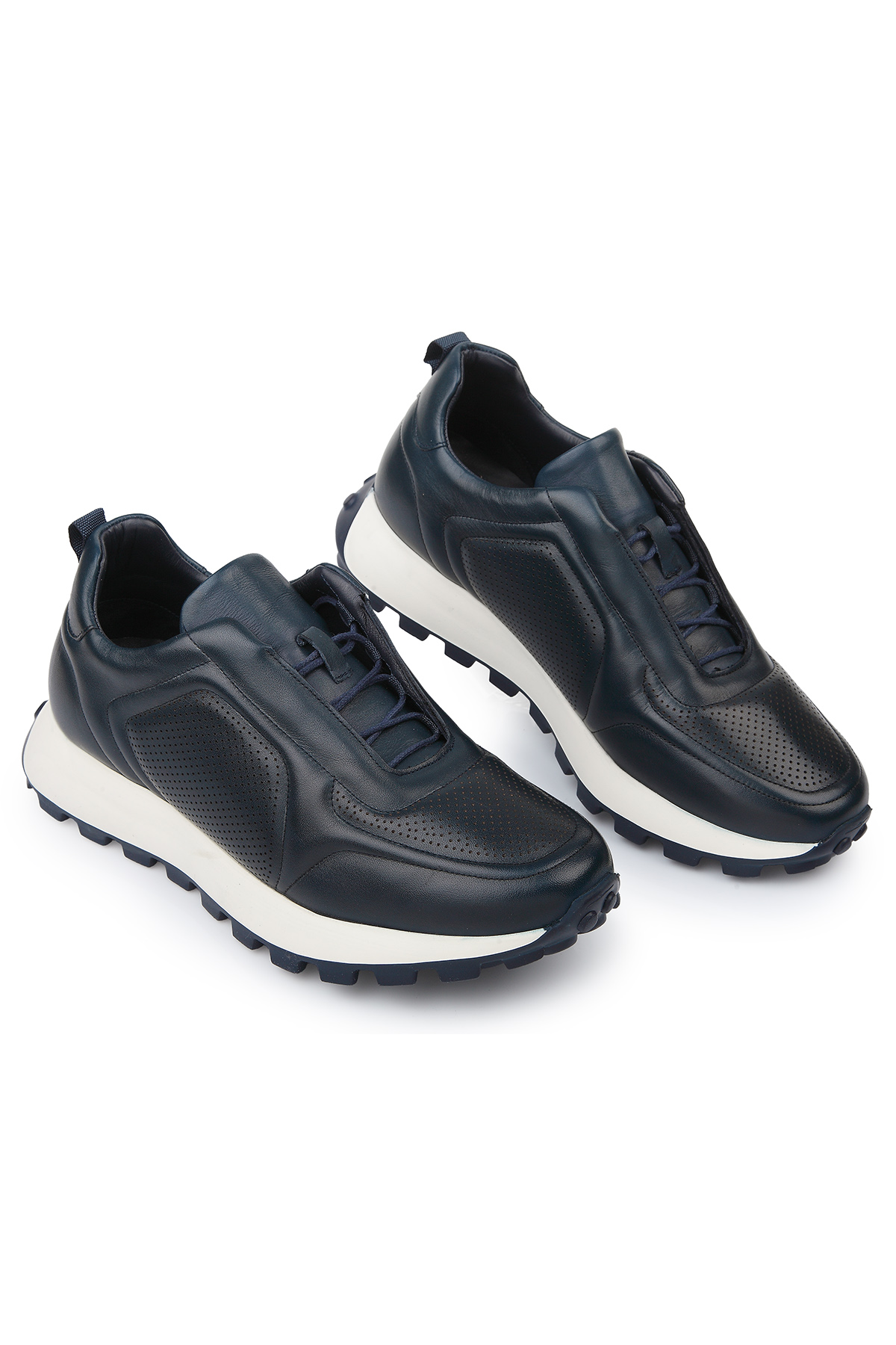 Carfier 2570 - Lzr Hakiki Deri Erkek Sneaker Ayakkabı