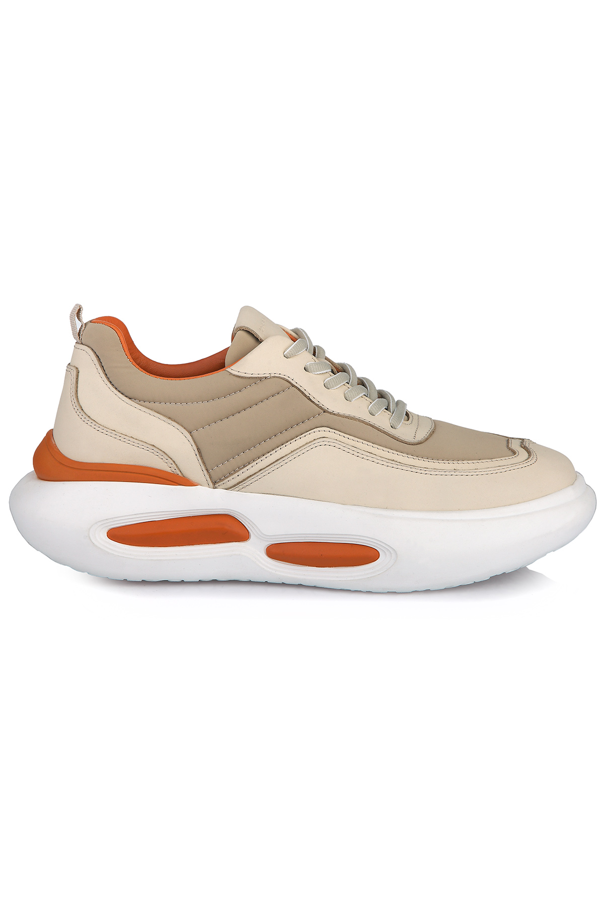 Carfier 2606 Hakiki Deri Erkek Sneaker Ayakkabı - Siyah