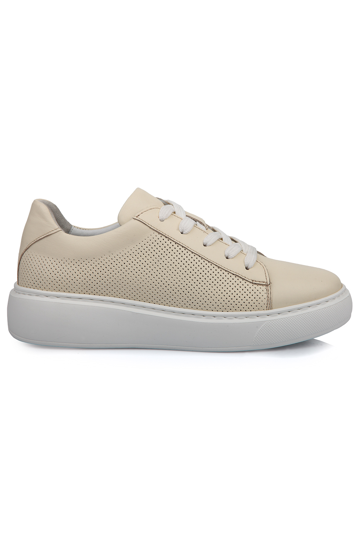 Carfier 2627 Hakiki Deri Kadın Sneaker Ayakkabı