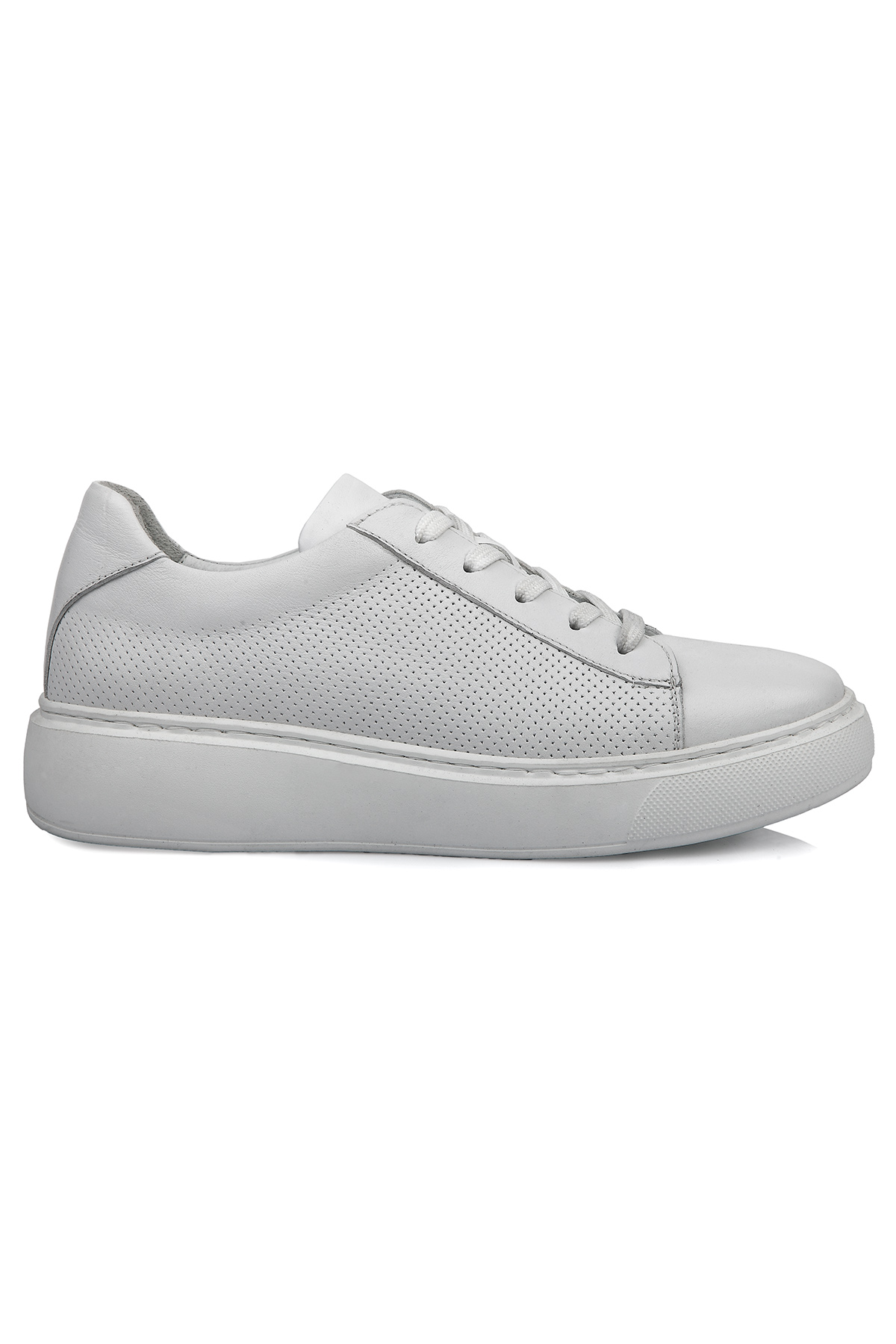 Carfier 2627 Hakiki Deri Kadın Sneaker Ayakkabı