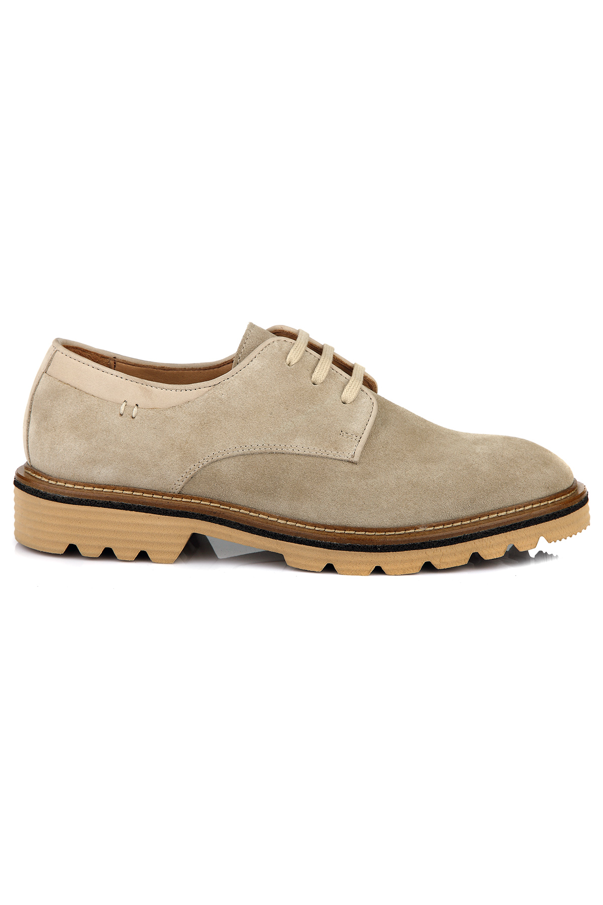 Carfier 2628 Hakiki Süet Deri Erkek Smart Casual Ayakkabı - Siyah