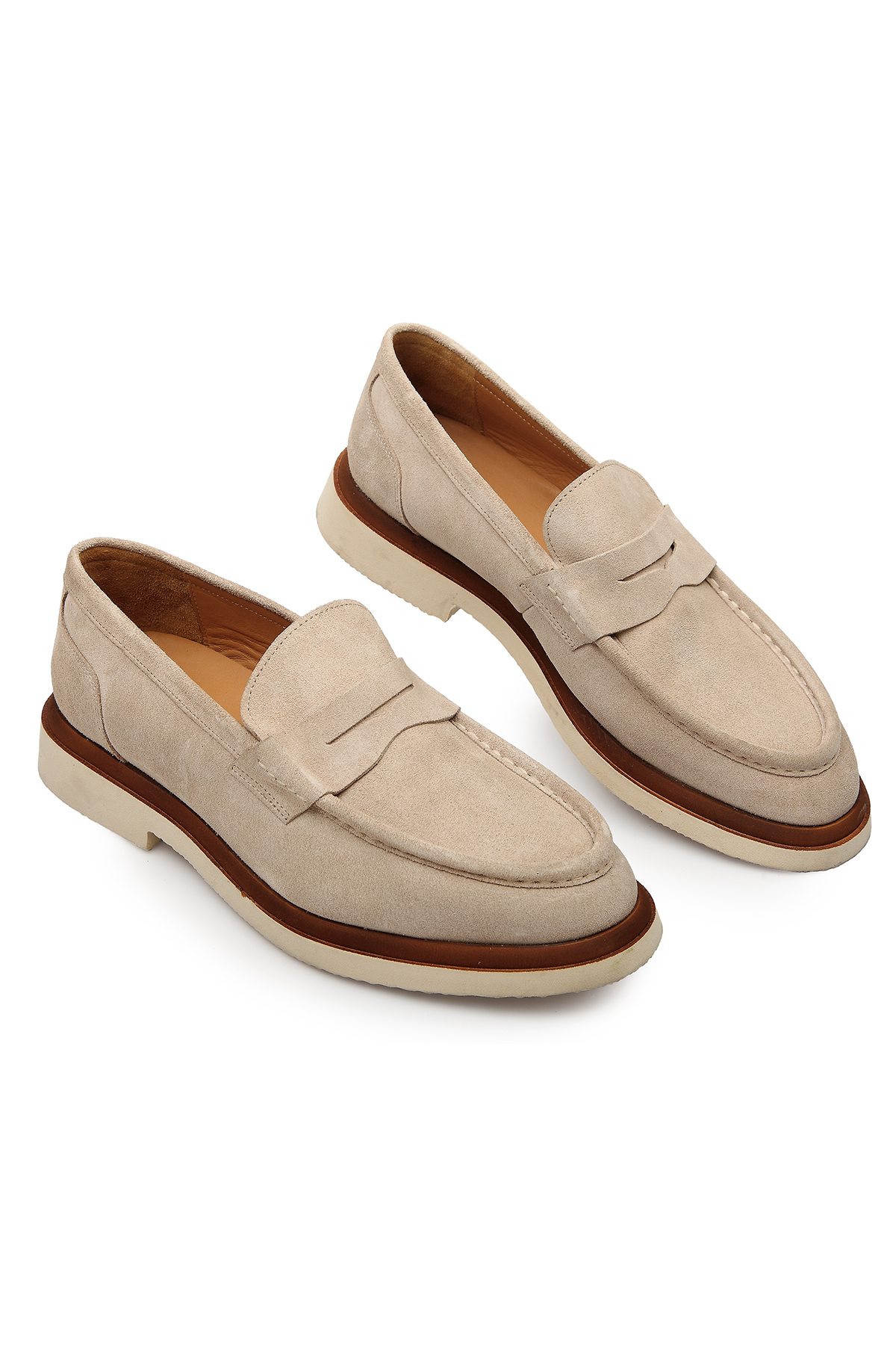 Carfier 2653 Hakiki Süet Deri Erkek Smart Casual Ayakkabı
