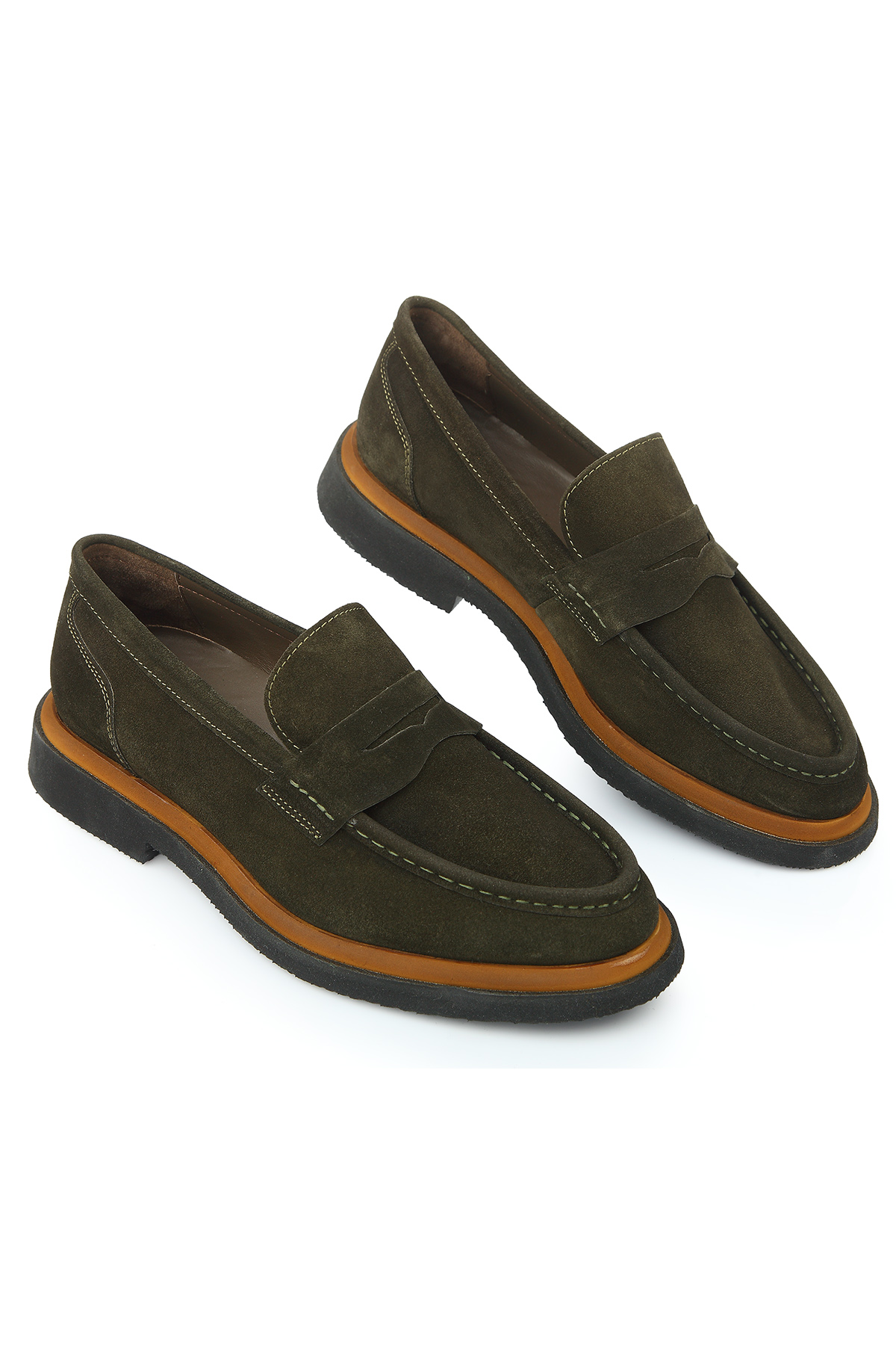 Carfier 2653 Hakiki Süet Deri Erkek Smart Casual Ayakkabı