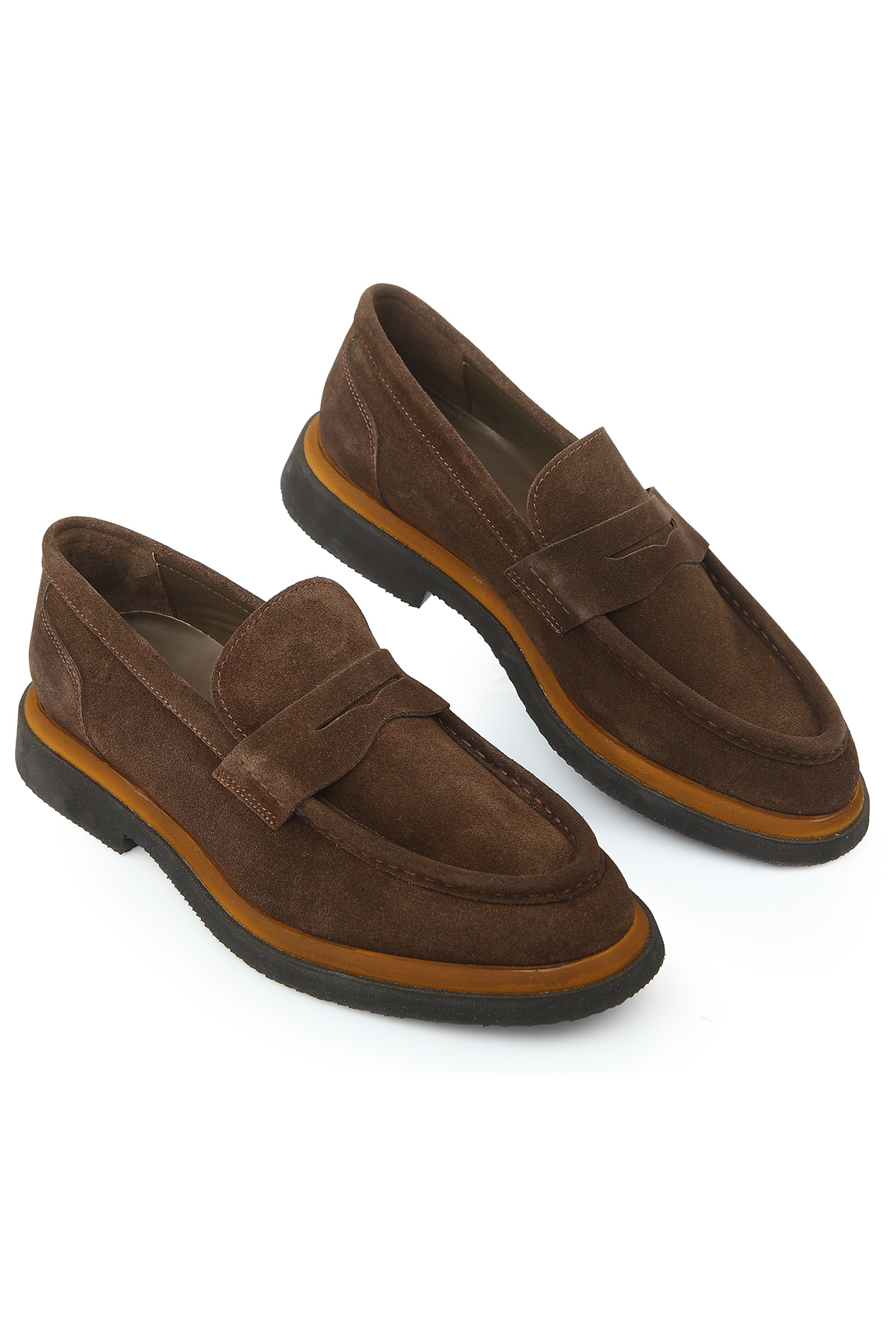 Carfier 2653 Hakiki Süet Deri Erkek Smart Casual Ayakkabı