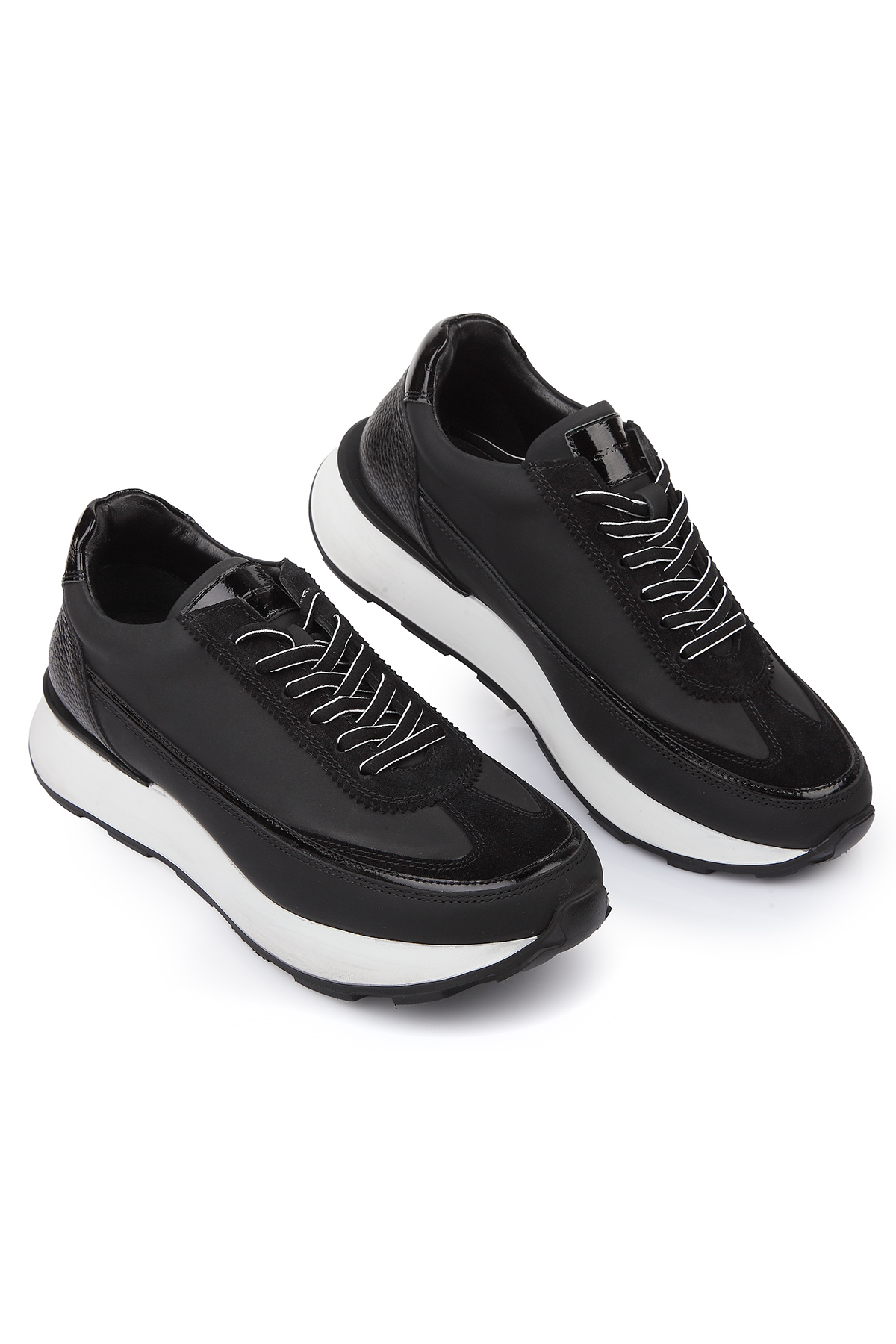 Carfier 2695 Hakiki Deri Erkek Sneaker Ayakkabı