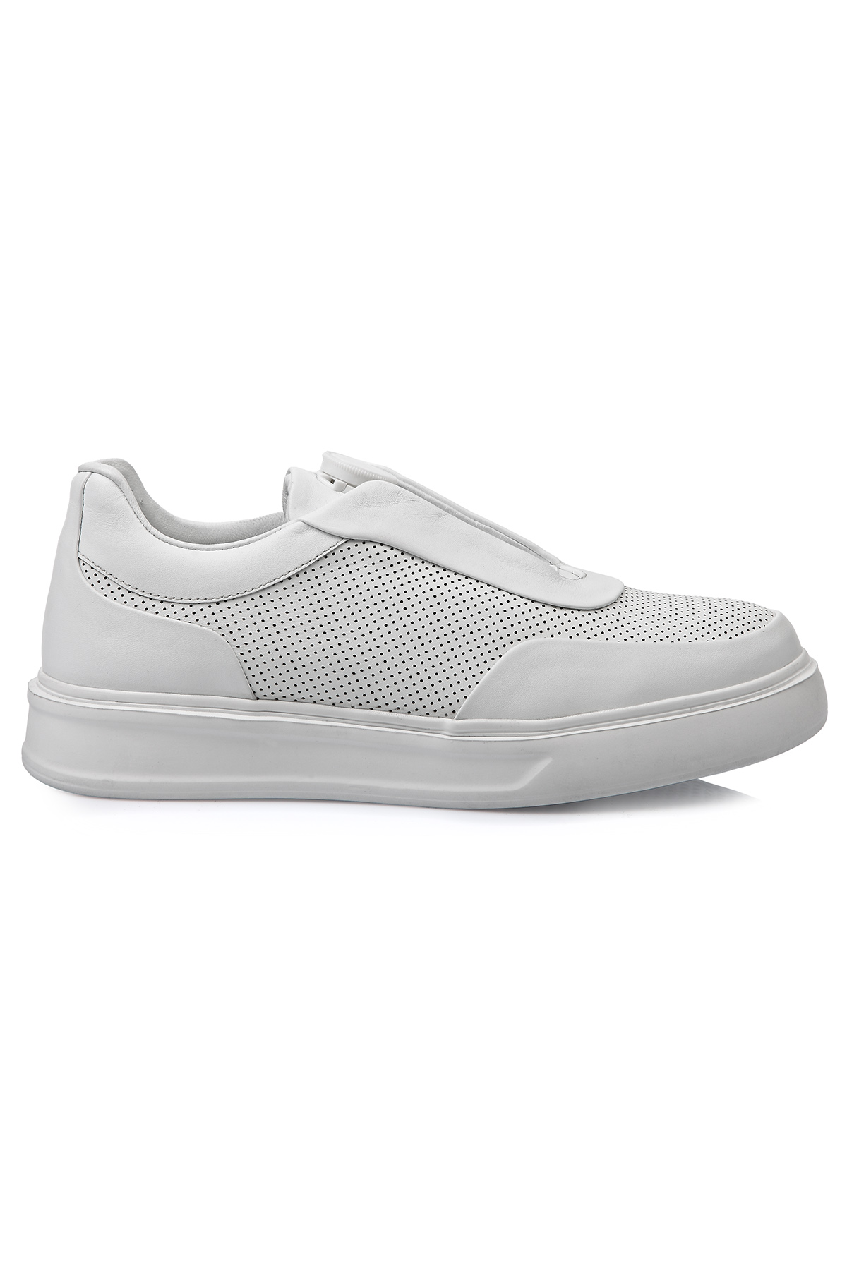 Carfier 2706 Hakiki Deri Erkek Sneaker Ayakkabı - Lacivert