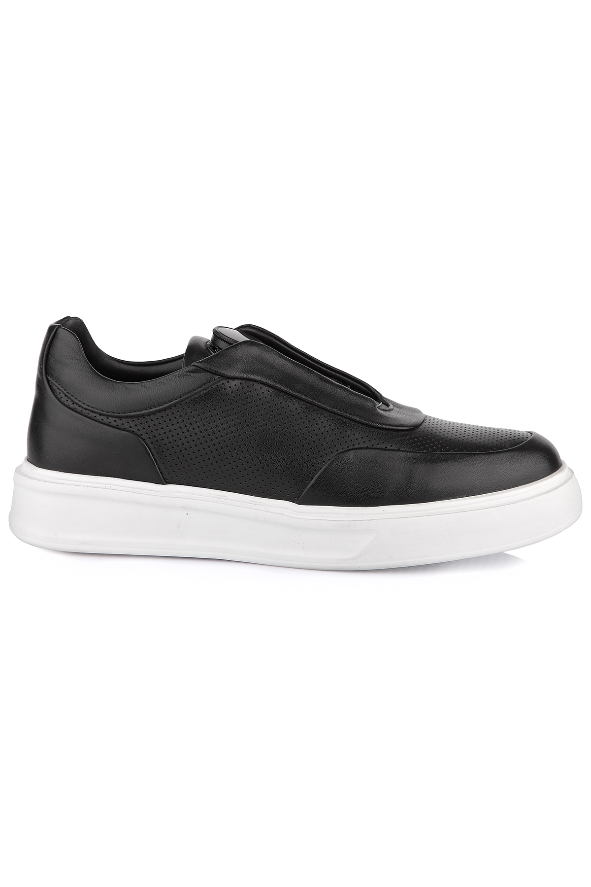 Carfier 2706 Hakiki Deri Erkek Sneaker Ayakkabı - Lacivert
