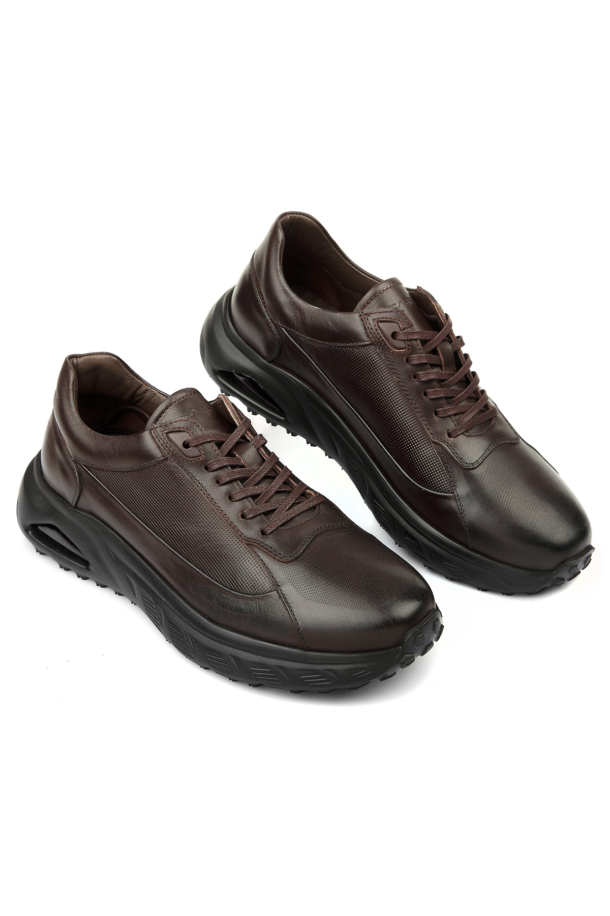 Carfier 2787 Hakiki Deri Erkek Sneaker Ayakkabı