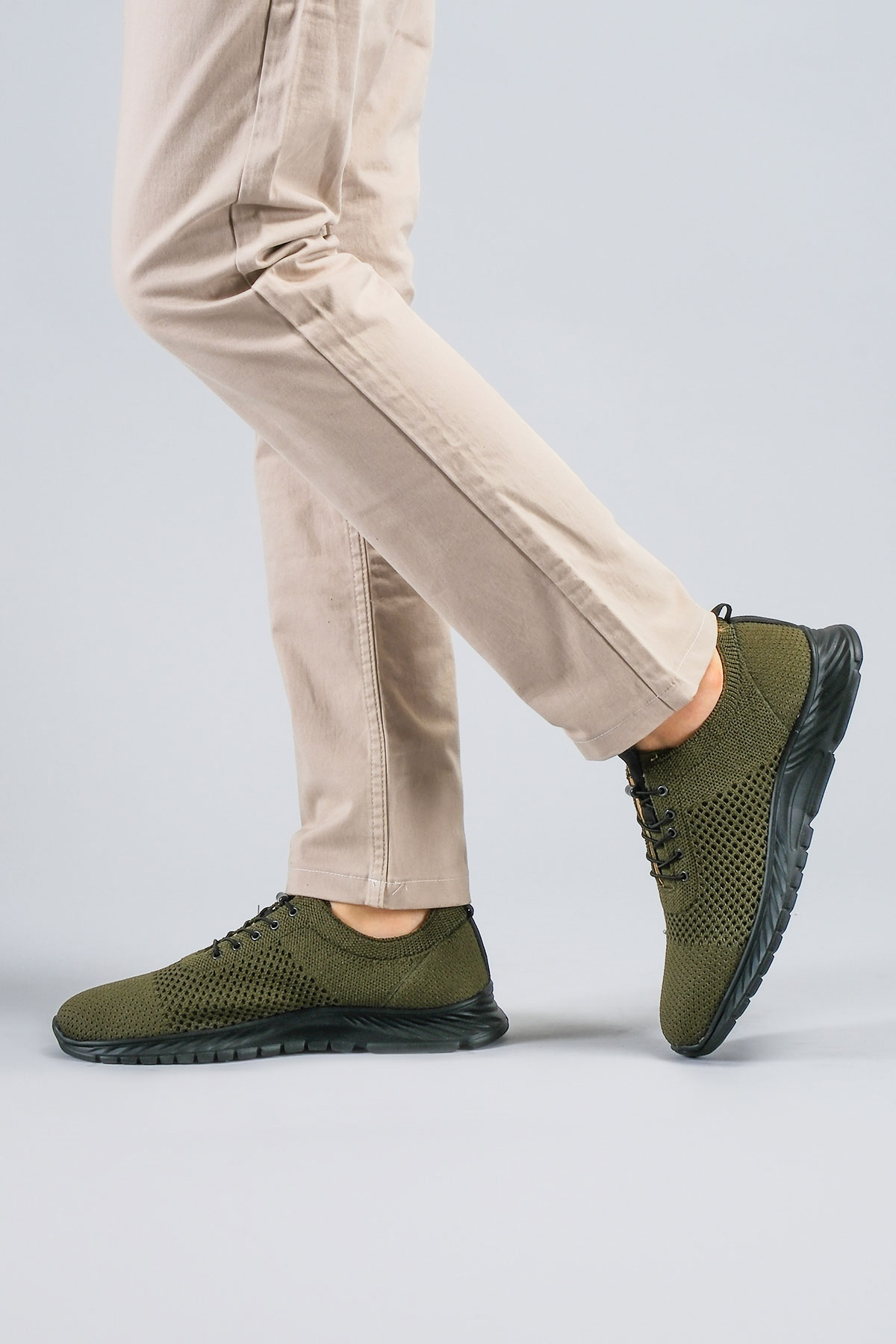 Reflexmen 2232 TOR Haki Yeşil Tekstil Erkek Comfort Ayakkabı