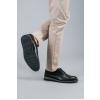 Carfier 1541 199 Siyah Hakiki Deri Erkek Smart Casual Ayakkabı