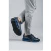 Carfier 2175 408 Lacivert Hakiki Deri Erkek Sneaker Ayakkabı