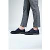 Carfier 2648 Süet Lacivert Hakiki Deri Erkek Smart Casual Ayakkabı