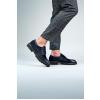 Carfier 2648 Süet Lacivert Hakiki Deri Erkek Smart Casual Ayakkabı