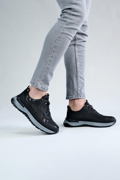 Carfier 2499 Eva Taban  Hakiki Deri Erkek Sneaker Ayakkabı