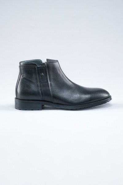 Carfier 1281 938 Siyah Hakiki Deri Erkek Bot