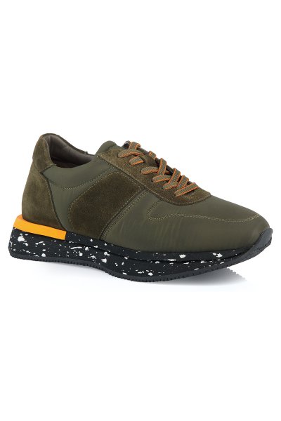 Carfier 2414 Hakiki Deri Erkek Sneaker Ayakkabı