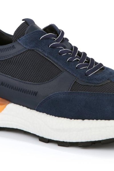 Carfier 2521 Hakiki Deri Erkek Sneaker Ayakkabı