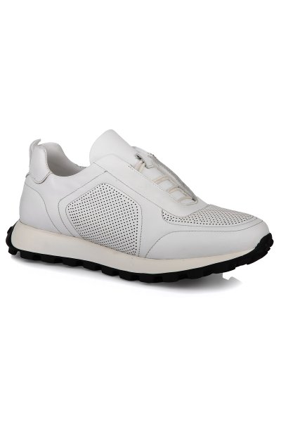 Carfier 2570 - Lzr Hakiki Deri Erkek Sneaker Ayakkabı