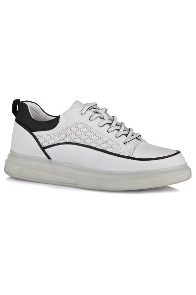 Carfier 2682 Hakiki Deri Erkek Sneaker Ayakkabı