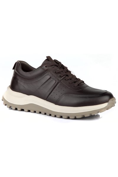 Carfier 2728 Hakiki Deri Erkek Sneaker Ayakkabı