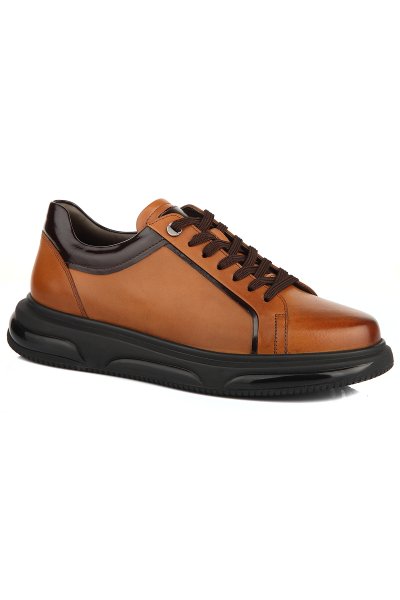Carfier 2841 Hakiki Deri Erkek Sneaker Ayakkabı