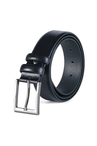 Carfier K-101 Siyah Hakiki Deri Erkek Kemer